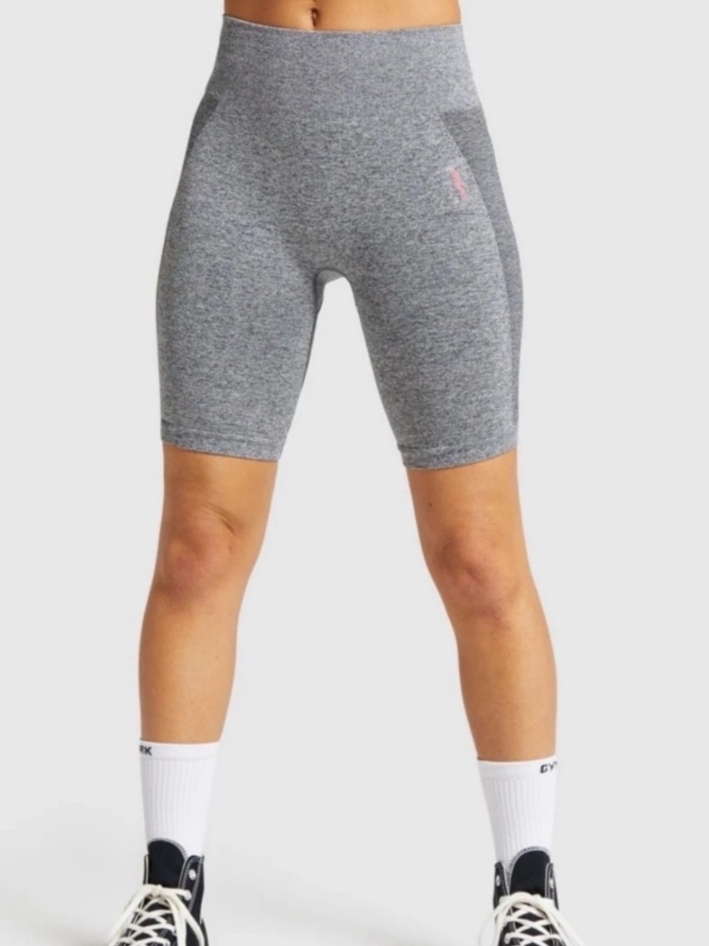Gymshark Charcoal Mark/Pink Flex Shorts